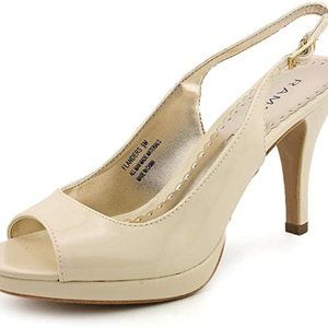 Rampage Flanders Platform Open Toe Heel Shoes NEW